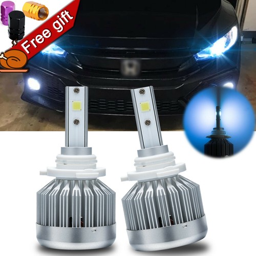 Ice Blue LED Headlight High Beam Conversion Kit for Honda Accord Civic 2006-2019