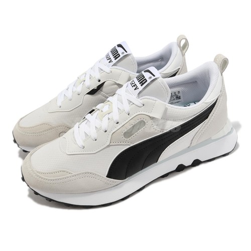 

Мужская повседневная обувь унисекс Puma Rider FV Future Vintage White Grey Black 387672-11, Белый, Rider Fv Future Vintage