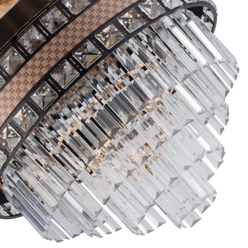 42 Inch Ceiling Fan Light Chandeliers LED Hanging Pendant Lamp Fixture W/Remote