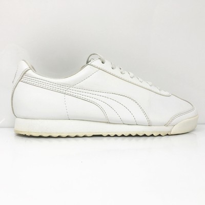 Puma Mens Roma Basic White Повседневная обувь Кроссовки Размер 6.5