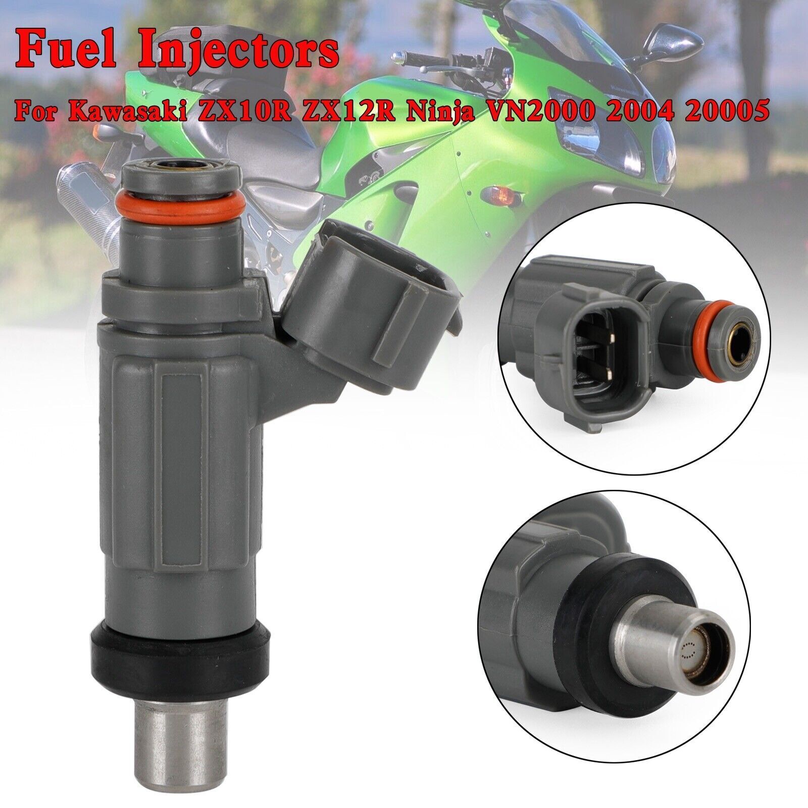 にこ Fuel Injector 49033-0003 OEM For 2004 20005 Kawasaki ZX10R