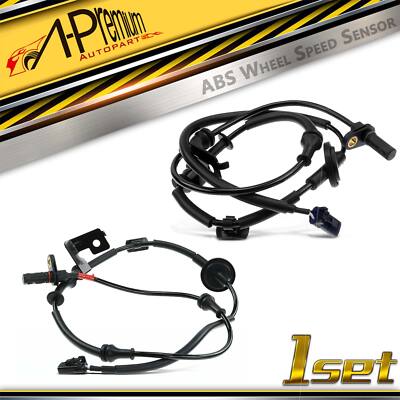 A-Premium 2x Rear ABS Wheel Speed Sensor for Hyundai Elantra 2010-2013 2015-2016