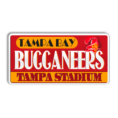 Metal sign Tampa Bay Buccaneers vintage Tampa Bay Buccaneers wall art stadium