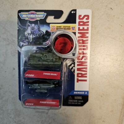 Hasbro Micro Machines Transformers Series 1 Brawl & Blackout #005 2-Pack - New