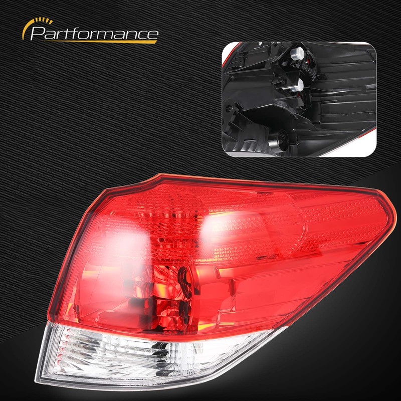 Tail Light Taillamp Right Passenger Side Halogen For 2010-2014 Subaru Outback
