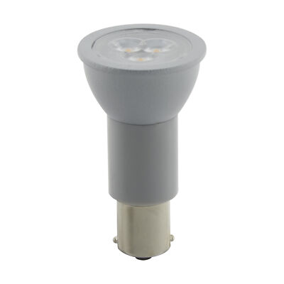 Satco S29004 3W LED 12V Elevator Bulb 12V R12 SC Bayonet BA15s 3000K Warm White