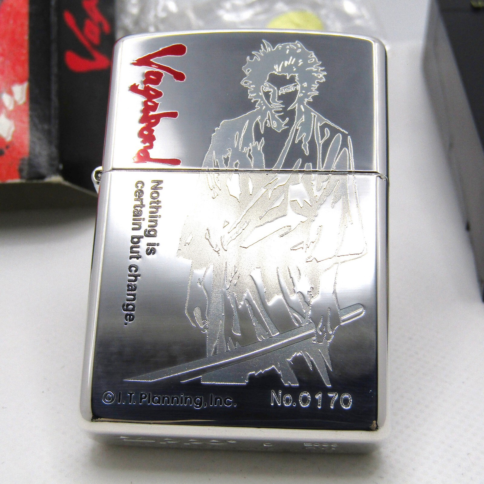 奥田民生 2012 RCM Zippo Araikodai | Zippo Samurai Kanji 武士道 Bushido Etching