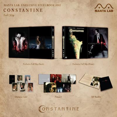 Constantine Manta Lab Full Slip Steelbook - New/Sealed -  #632