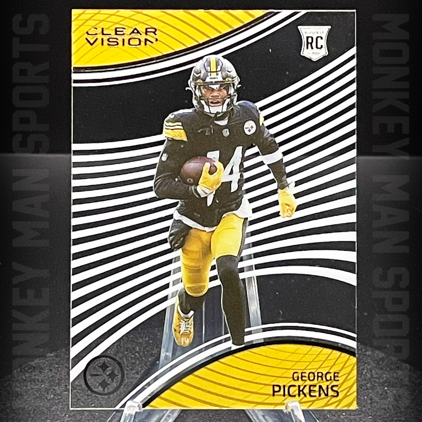 2022 Chronicles - George Pickens Rookie RC - CLEAR VISION #CVR-18 STEELERS MINT