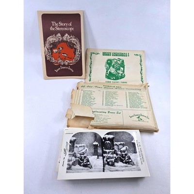 Stereo Classics Studios 62 Old-Time Stereo Views Cards & Christmas Set Booklet
