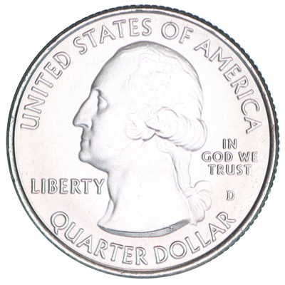 2010 D Parks Quarter Mount Hood America the Beautiful Satin Finish