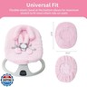 Winter Baby Car Seat Cover, Infant Car Seat Liner with Plush Fleece, Infant Insert for Baby Carseat, Warm Carseat Cover for Cold Weather, Baby Carrier Cover Liner Replacement for Newborn Shower Party