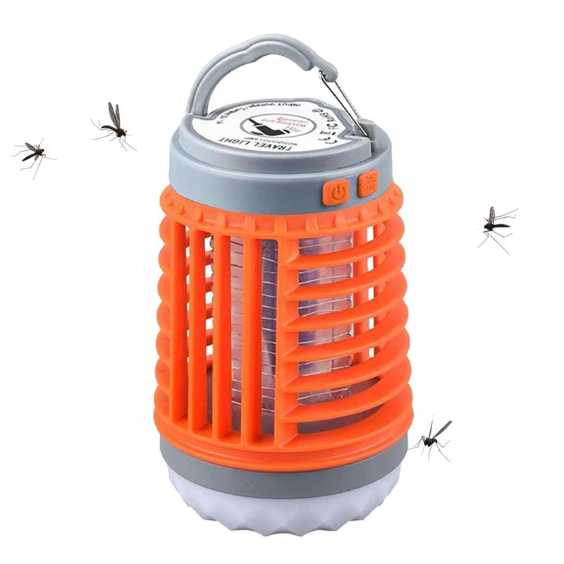 Solar USB Mosquito Killer Light Electronic Fly Bug Insect  Trap Camping Lamp