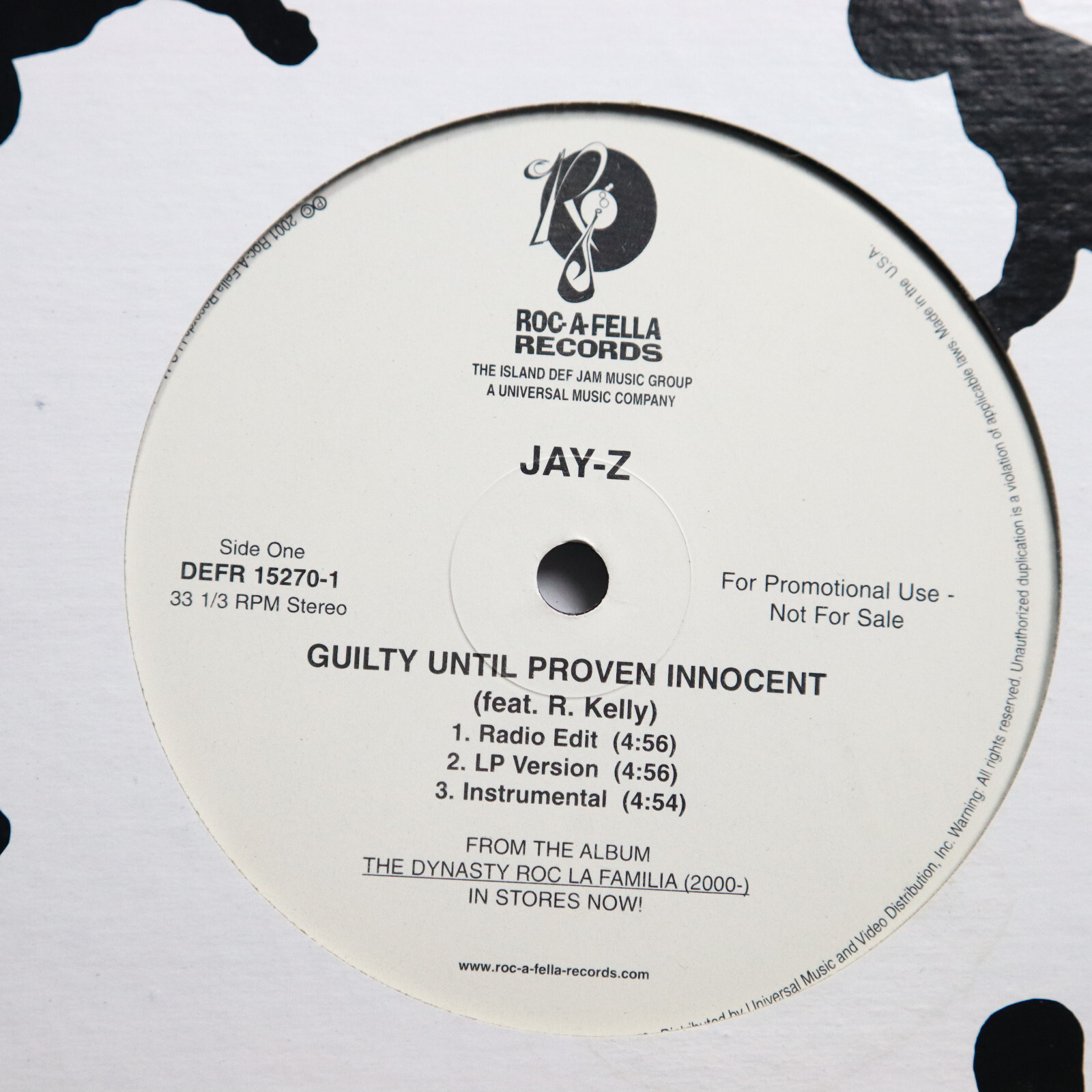 JAY-Z - GUILTY UNTIL PROVEN INNOCENT - HIP HOP SINGLE | eBay