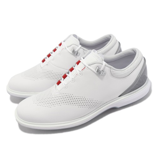 

Мужские кроссовки для гольфа Nike Jordan ADG 4 White Pure Platinum Red Grey DM0103-105, Белый, Jordan Adg 4