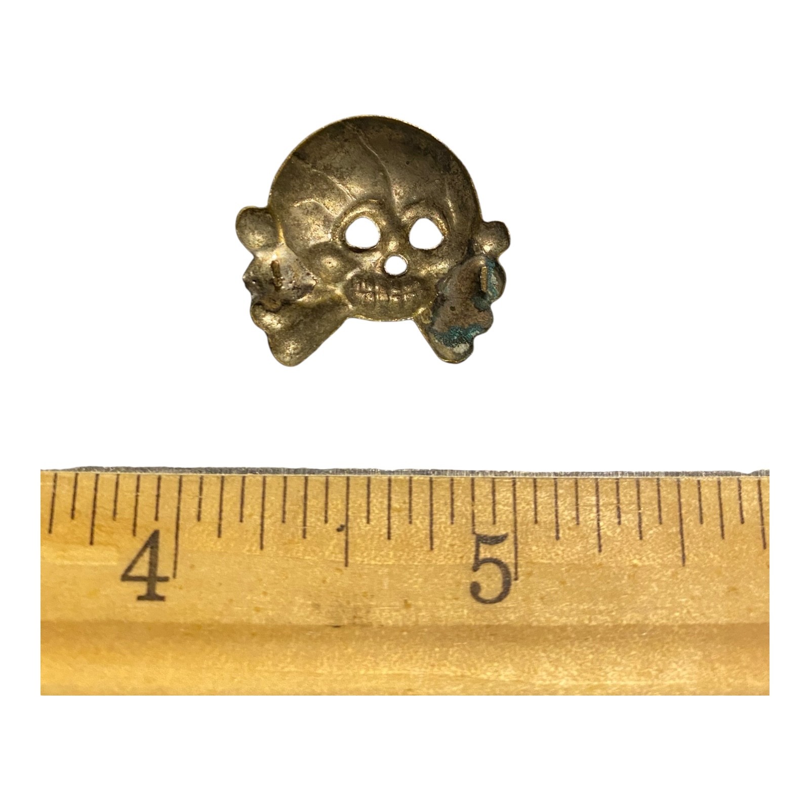 GERMAN WWII Insignia Cap Deaths Head Skull SS Panzer