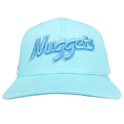 Denver Nuggets Mitchell & Ness NBA Pro Fit Snapback Hat 3D Embroidery Blue New