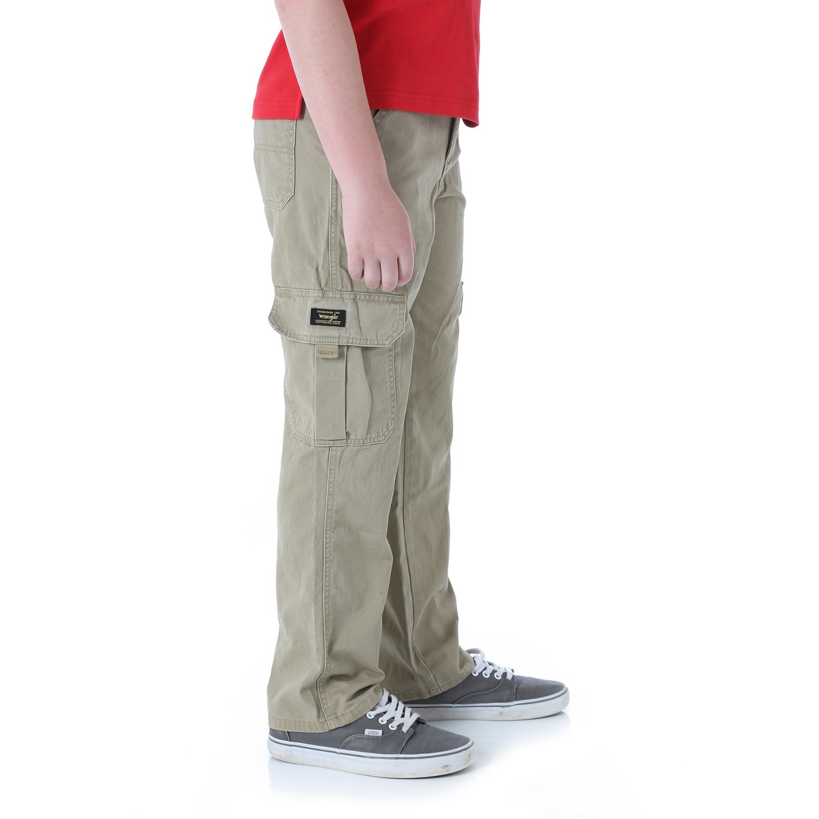 Wrangler Jeans Husky Boys' Classic twill Cargo Youth Cotton Size 16 Husky