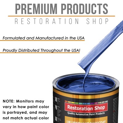 Daytona Blue Pearl 1 Gallon URETHANE BASECOAT Car Auto Body Paint
