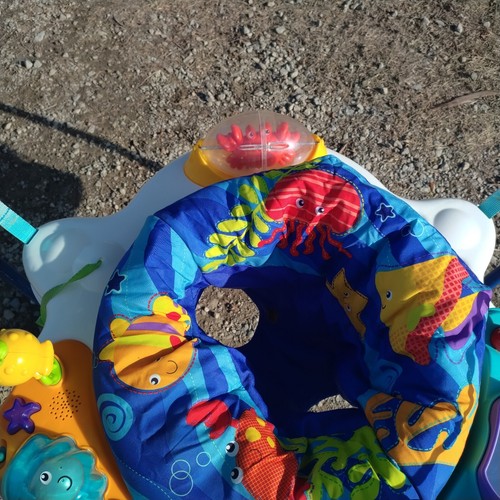 Vintage Fisher Price Ocean Wonders Baby Jumper Jumperoo Activity Center 