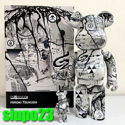 MEDICOM TOY - BE@RBRICK Hiroki Tsukuda 100％ &amp; 400％ MEDICOM TOY BE@RBRICK Hiroki Tsukuda 400% 100% set | eBay