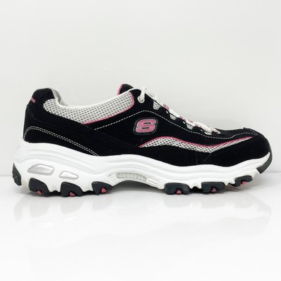 

Skechers Womens D Lites 11860 Черная повседневная обувь Кроссовки Размер 8.5, Черный, D Lites