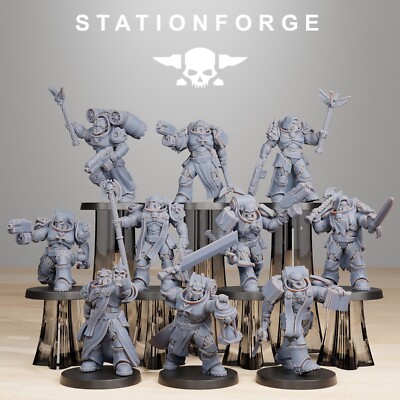 Socratis Reverends Templars Skull Mask DND Proxy Wargames RPG 10 Station Forge