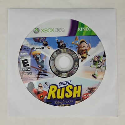 Kinect Rush: A Disney Pixar Adventure Disc Only Xbox 360 WORKING - NO TRACKING