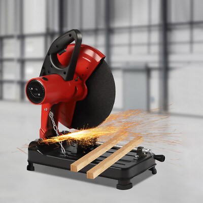 14'' 2200W Electric Abrasive Chop Saw Cut-Off Machine 3800PRM Adjustable Angle US