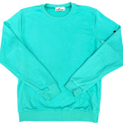 Stone Island Mint Green Jumper Sweater Pullover Men's Size Medium