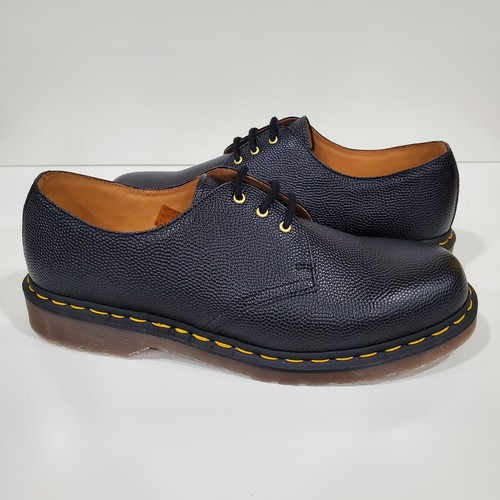 💥Dr. Martens Doc England Rare 50th Anniversary Black 1461 Shoes