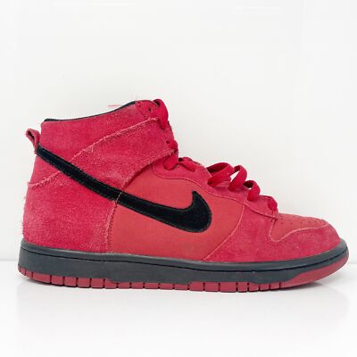 

Кроссовки Nike Boys Dunk High 308319-602 Red Basketball Shoes Размер 7Y, Красный, Dunk High
