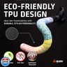 GUEE Attitude Fade Road Bike Handlebar Tape with Shock-Absorbing EVA Foam and Eco-Friendly TPU, Anti-Slip Cycling Bar Tape for Enhanced Grip and a Comfortable Ride (2 Rolls) (Rainbow)