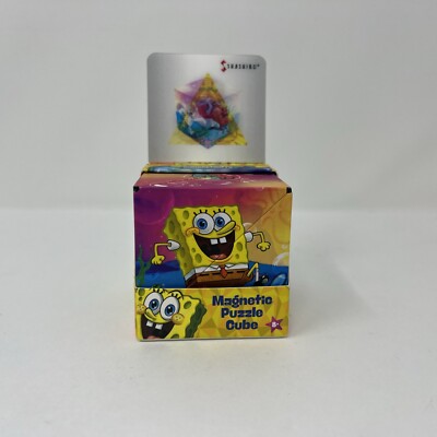 SHASHIBO Spongebob Squarepants 70 Shape Shifting Magnetic Puzzle Fidget Cube Box