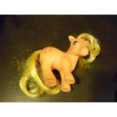 Vintage My Little Pony APPLEJACK Apple Jack Orange Yellow Hair G1