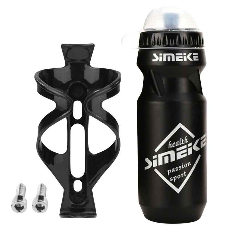 Cycling Water Drink Bottle And Holder Cage Sports
