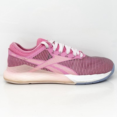 

Reebok Girls Nano 9 EG2576 Розовые кроссовки для бега, размер 5,5, Розовый, Nano 9
