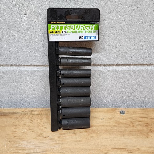 3/8 in. Drive Metric Impact Deep Socket Set, 8 Pc. 3/8 in. Drive Metric Impact Deep Socket Set, 8 Pc.