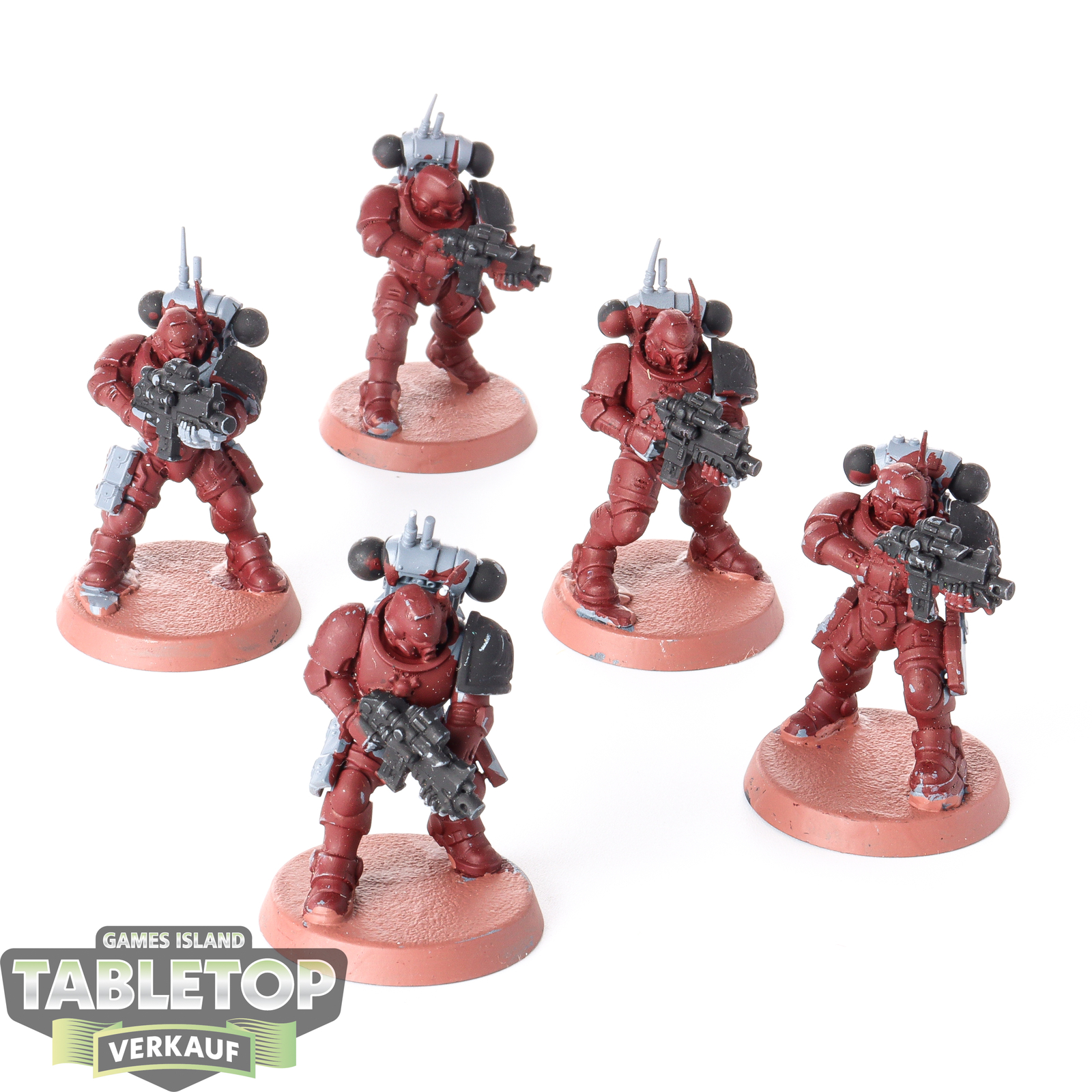 Blood Angels - 5 x Primaris Infiltrators - teilweise bemalt