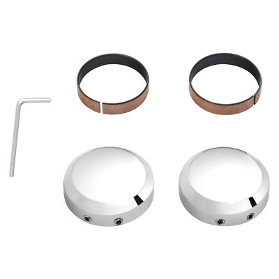 Front Fork Stem Upper Nut Covers Fit For Harley Softail Fatboy FLSTF 2009-2020