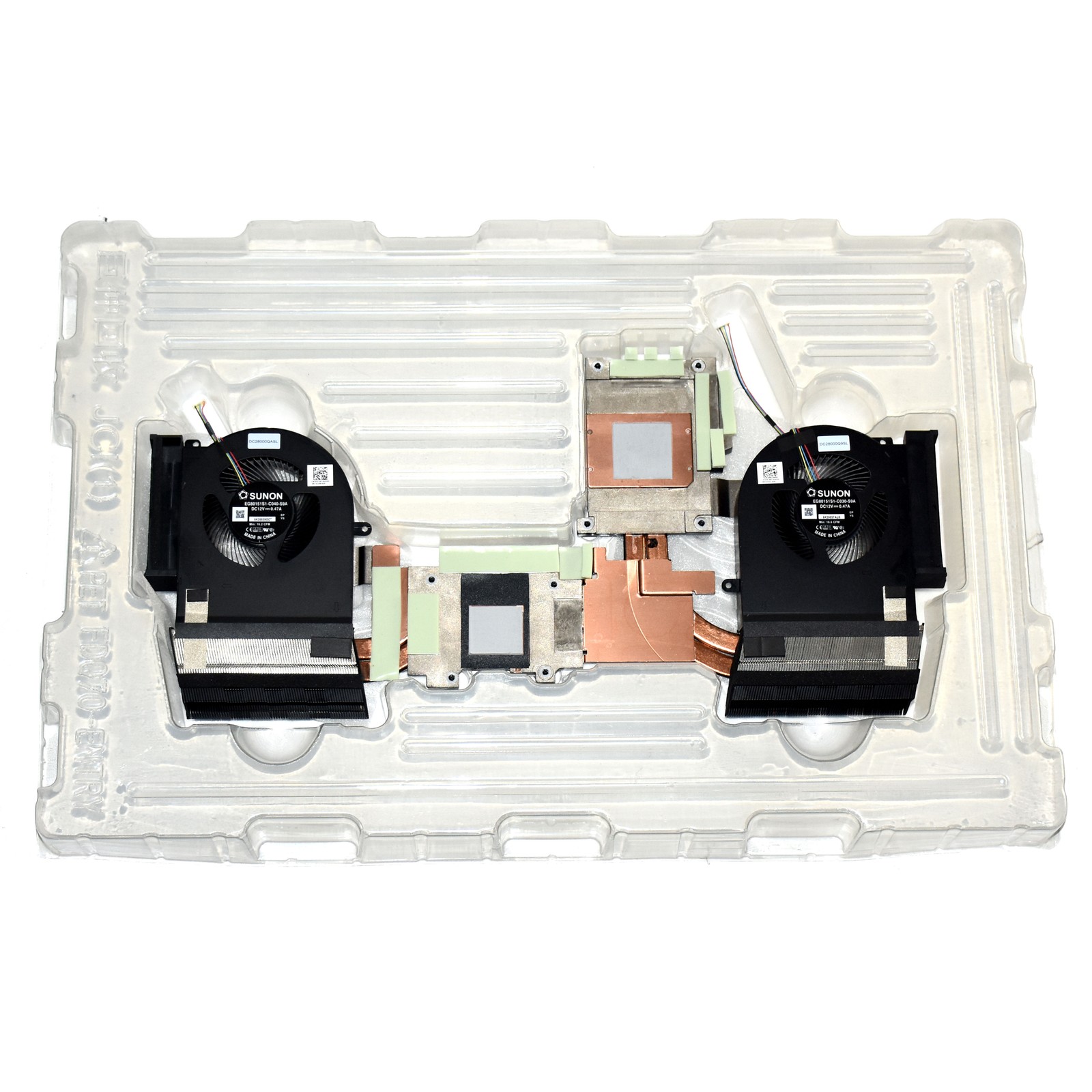 Dell Alienware Area-51m R2 CPU Graphics Cooling Heatsink Fan Assembly 67X3P - Picture 2 of 6