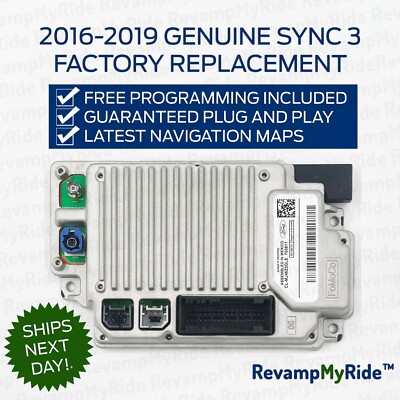 SYNC 3 APIM GENUINE FORD OEM NAVIGATION 3.4 LATEST Maps FREE PROGRAMMING 14G370