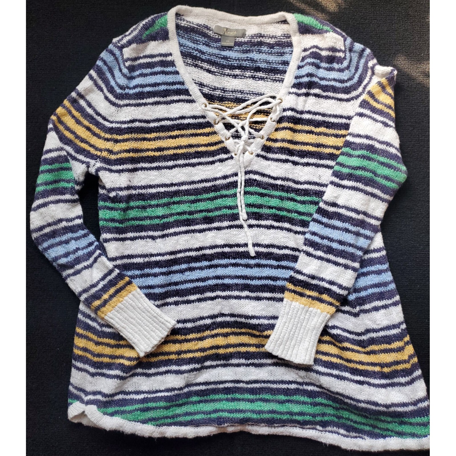 【DISCERNMENT】Horizontal Inversion Over Sweater 90s Bold Horizontal, Stripe Knit Men's Sweater, Aigner - Etsy