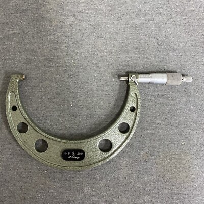 Mitutoyo 103-220A Micrometer, 5-6'' Range, .0001'' Graduation