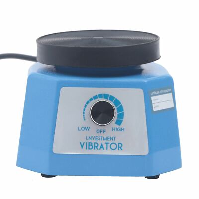4'' Dental Lab Equipment Vibrating Tool Round Model Vibrator Shaker Oscillator 