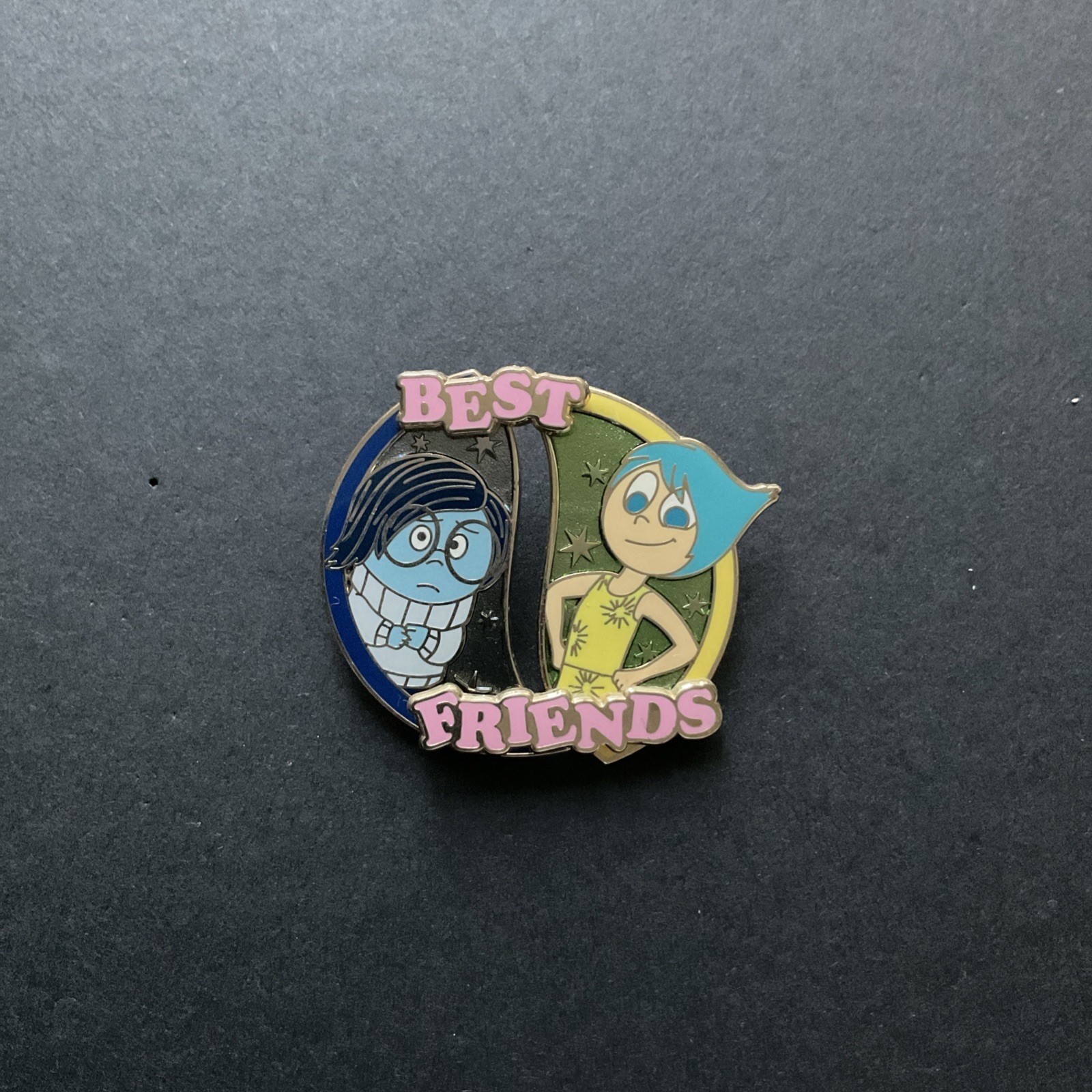 Disney Best Friends Limited Edition LE3000 Pin 2015 “Inside Out” Joy And Sadness