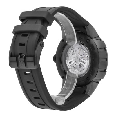 Pre-owned Perrelet Turbine Xl Black Dial Monte Carlo Le 48mm Automatic Men's A1051/a