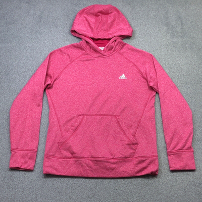 Adidas Ultimate Hoodie Women s Medium Heather Pink Climawarm