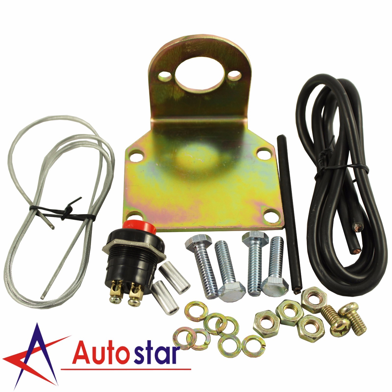 100lb Shaved Door Handle Kit 2 Door Popper Solenoid Street