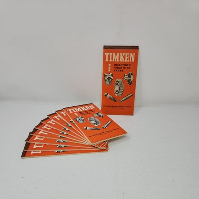 Lot of 10 Timken Roller Bearing Company Canton Ohio Blotting Paper 20 Sheet each